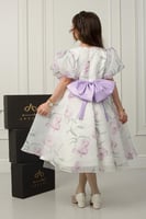 فستان راما الأنيق أورجينزا أوف وايت مشجر .. فستان...