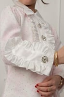 فستان شهد الأنيق بقصة مميزة وألوان ناعمة .. فستان...