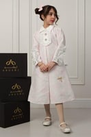 فستان شهد الأنيق بقصة مميزة وألوان ناعمة .. فستان...