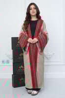 عباية المها الرمضانية سدو وقماش بيج رملي