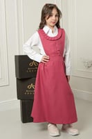 مريول المتوسطة كسرات دائرية على الرقبة