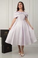 فستان تالا الأنيق أوف شولدر تفتة روسي ناعم .. فستا...