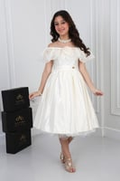 فستان بناتي سكري كسرات أورجينزا