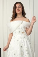 فستان ليان أوف شولدر راقي .. فستان السن المحير