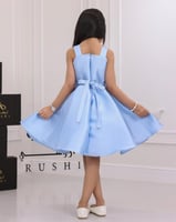 فستان بناتي تفتة روسي جاكيت منفصل