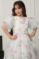 فستان راما الأنيق أورجينزا أوف وايت مشجر .. فستان...