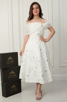 فستان ليان أوف شولدر راقي .. فستان السن المحير