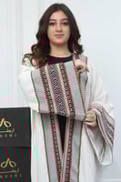 عباية الهنوف الرمضانية سدو وقماش بيج الفاتح