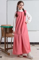 مريول مدرسي زهري بتصميم عصري