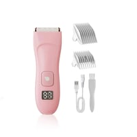 Denx - ماكينة حلاقة للمناطق الحساسة لون وردي