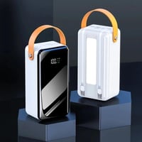 بنك طاقة 50000 ملي أمبير بشحن سريع كيبلين ومنفذ PD