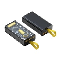 بنك طاقة 50000 ملي أمبير بشحن سريع كيبلين ومنفذ PD