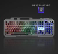 دينكس - ماوس وكيبورد قيمنق بإضاءات LED