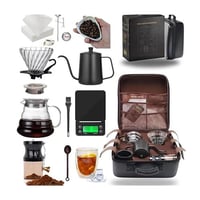 شنطة ادوات القهوة المختصة - V60 - تحتوي على 12 قطع...