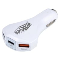 راس شاحن سيارة بمخرجين USBومخرج PD