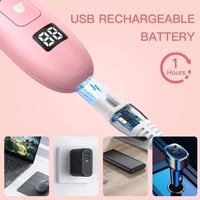 Denx - ماكينة حلاقة للمناطق الحساسة لون وردي