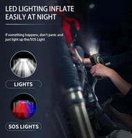 دينكس - بطارية متنقلة 6000 ملي امبير مع منفاخ هواء