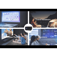 افضل بروجكتر سينمائي ذكي بدقة 4K مع ريموت تحكم شاش...