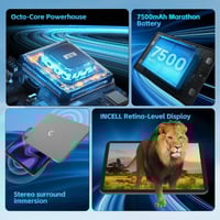 تابلت اندرويد سعه 128 رام موسع 14 مقاس 11 انش