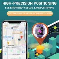 ساعة تتبع ذكية ودقيقة للأطفال (تدعم الاتصال) ضمان...