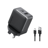 شاحن جداري أورايمو بورقان برو بتقنية GaN بمنفذ USB...