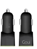 شاحن GQUi سيارة 38 واط PD + USB مع 3 كيابل ليون إك...