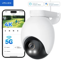 ايميالب كاميرا مراقبة ذكية خارجية بدقة K3 واي فاي...