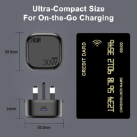 فيش جداري من جودا بمنفذ تايب سي بقوة 30 واط