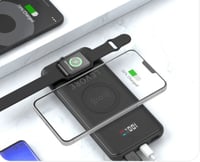 شاحن ليفوري 4 في 1 لاسلكي وسلكي – قوة 20 واط وسعة...