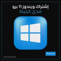 ويندوز 11 برو مدى الحياة
