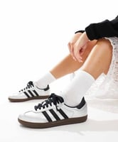 Adidas Samba OG Silver Metallic Black gun