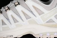 OUTDOOR TRAIL RUNNING SHOES NAVY BLUE/BEIGE