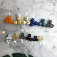 بروش السبحه بالاسم مطلي ذهب دندوش