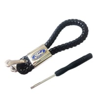 ميدالية سيارة فورد جلد علاقة مفاتيح