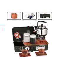 صندوق عزبة شاي حديد بكامل الاغراض مناسب للبر والكش...