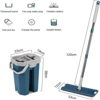 ممسحة تنظيف السيراميك من المايكروفايبر مع دلو مناس...