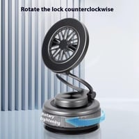 حامل جوال مغناطيسي 360 درجة قابل لتثبيت في اي مكان...