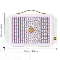 مصيدة ناموس و حشرات متنقلة تعمل بالشحن والكهرباء ص...