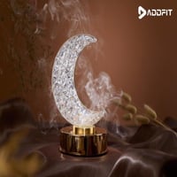 ابجورة مع مبخرة اضاءة كريستالية على شكل هلال 3 ألو...