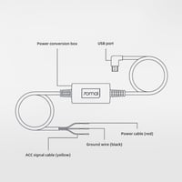 فيوز لداش كام ، كيبل micro USB محول كاميرات داش كا...