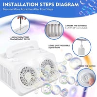 جهاز فقاعات محمولة ببطاريات للاطفال وحفلات واكثر م...