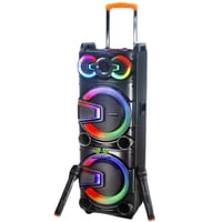 مكبر صوت سبيكر مع مايك لاسلكي في 50 واط مع اضاءة R...