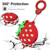 غطاء حماية من السليكون لسماعة ابل ايربودز برو - Ai...