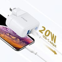 شاحن جداري انكر باور بورت بقوة 35 واط بمنفذين Type...