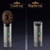 مبخرة الشعر الكترونية مشط تحتوي على رأسين للشعر وا...