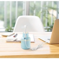 فواحة بشكل أسطوانة 3 في 1 فواحة مع مروحة USB مع اض...