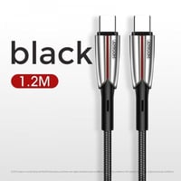 جيروم كيبل شحن سريع تايب سي 60w Type-C نايلون غير...