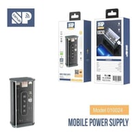 باور بنك 10000 يدعم الشحن السريع من SP شفاف