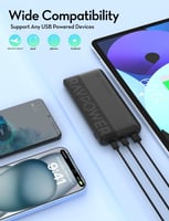 باور بانك 10000 مللي أمبير 3 منافذ RAVPower RP-PB1...