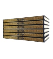 مصحف المدينة الازرق جوامعي ورقي حجم كبير 28×20 مطب...